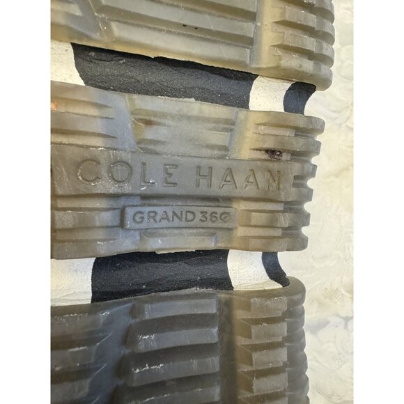 Cole Haan 12M Shoe 4.Zerogrand Plain Toe Oxford Black Reflective Waterproof - Picture 9 of 13